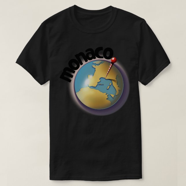 T-shirt Monaco voyage (Design devant)