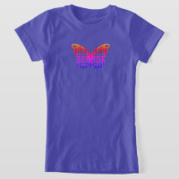 Monarch Butterfly Design - Girls Jersey T-Sh