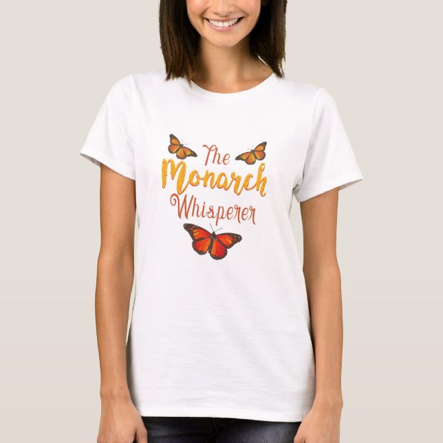 T-shirt Monarch Butterfly. Save the Monarchs (Devant)