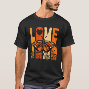 T-shirt Monarque Papillon amour Insect Collector Entomolog