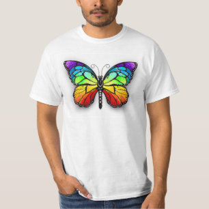 T-shirt Monarque papillon arc-en-ciel