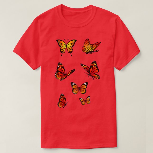 T-shirt Monarque papillon design (Design devant)