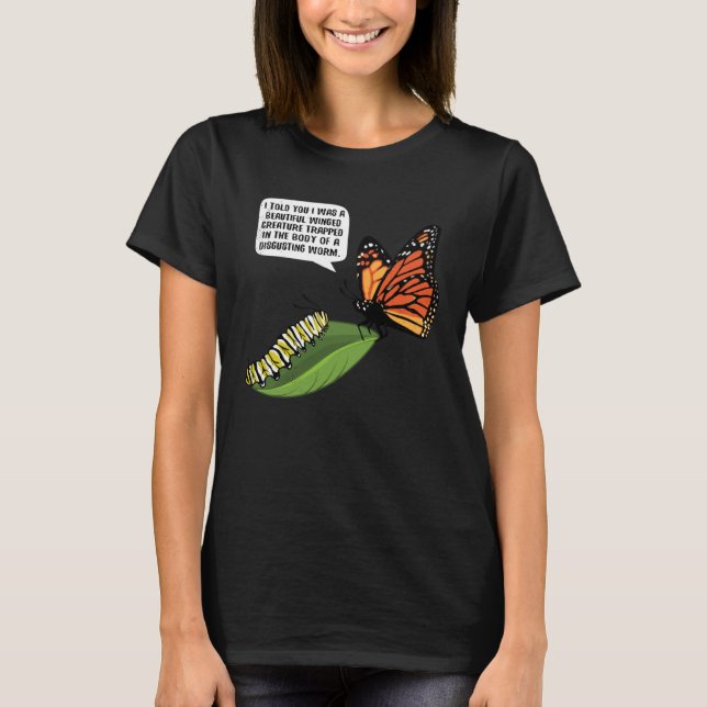 T-shirt Monarque papillon maman papillon papillon maman fe (Devant)