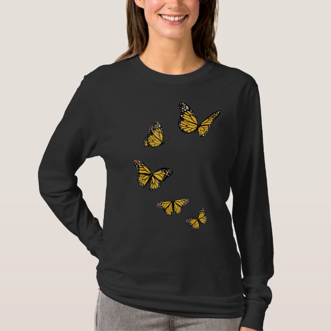 T-shirt Monarque Papillon Pocket T Monarque Butterfly Femm (Devant)