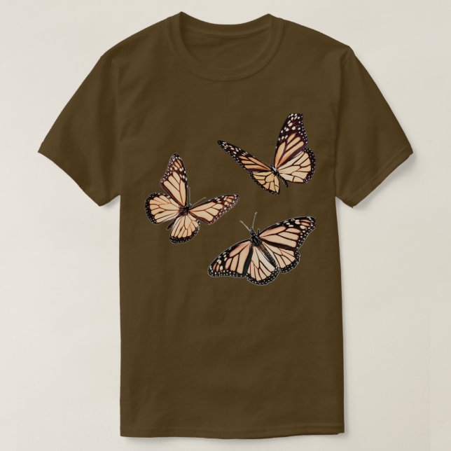 T-shirt Monarques Gift Papillon Adulte monarque d'été butt (Design devant)