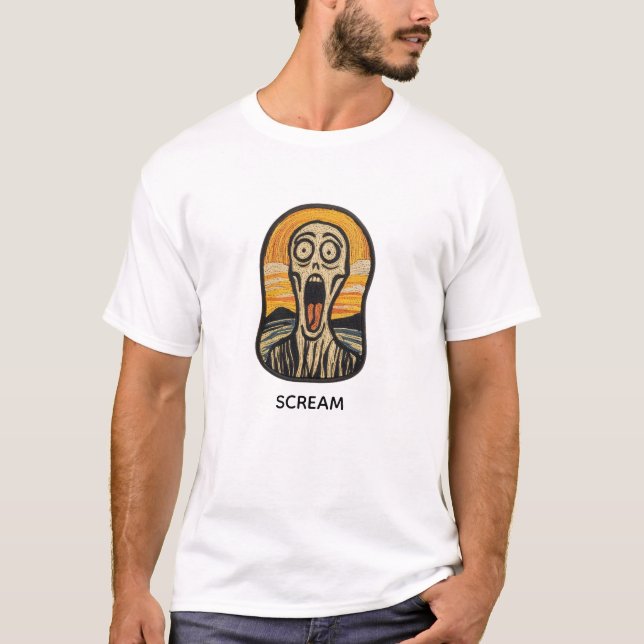 T-shirt MONCH SCREAM (Devant)