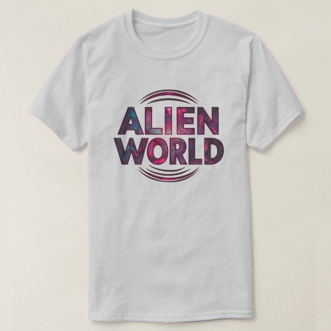 T-shirt Monde alien (Design devant)