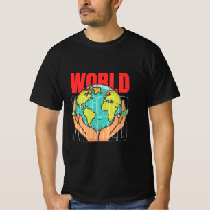 T-shirt Monde – Conception de globe d'aventure de voyage