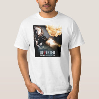 T-shirt Monde de chemise flamboyante épuisée de balle