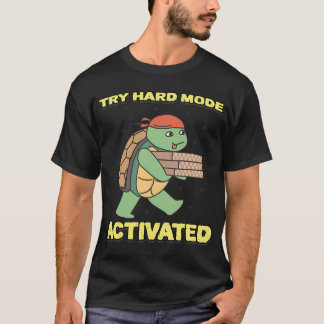 T-shirt Monde de jeu en mode difficile activé