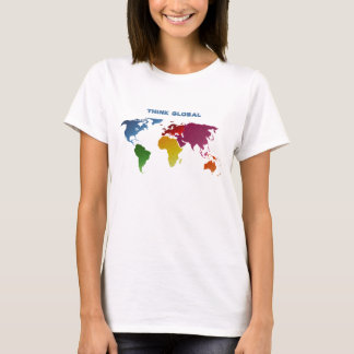 T-shirt Monde de la carte