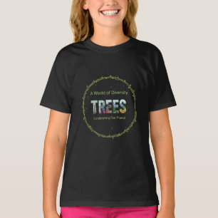 T-shirt Monde de la diversité ARBRES Célébrons notre pla