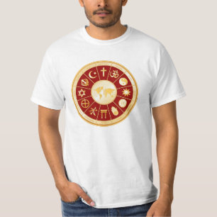 T-shirt monde de la foi