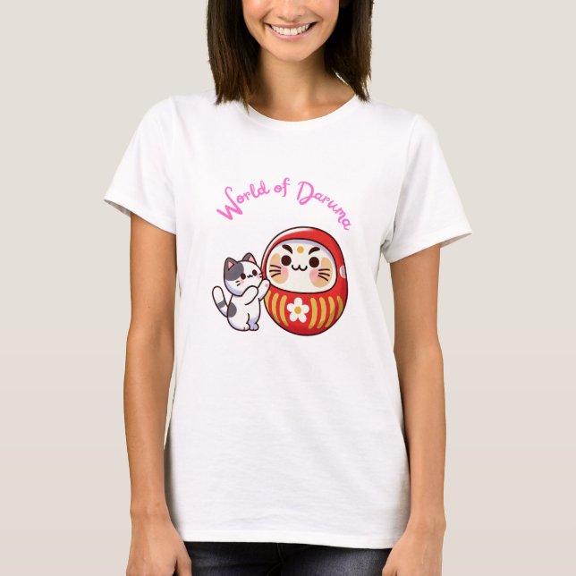T-shirt Monde de l'art daruma (Devant)