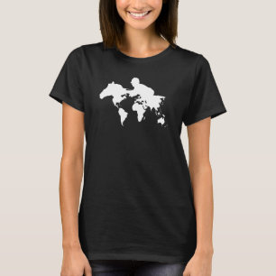 T-shirt Monde Des Chevaux - Cavaliers - Sport Équestre - V