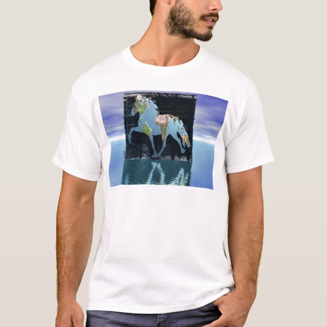 T-shirt Monde des chevaux islandais (Devant)
