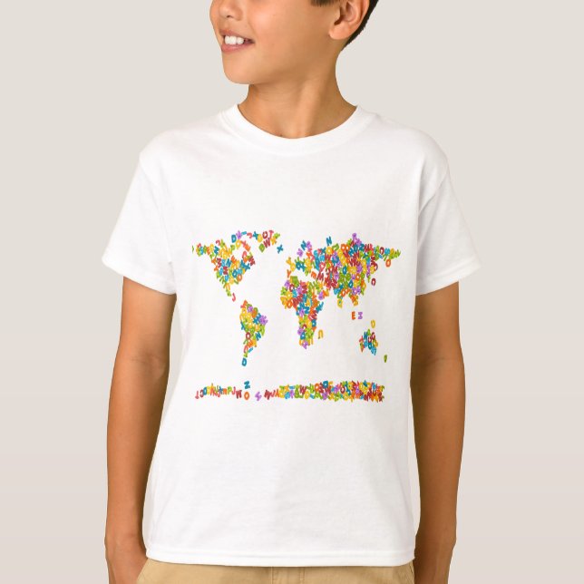 T-SHIRT MONDE DES LETTRES (Devant)
