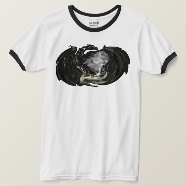 T-shirt Monde et Dragon (Design devant)