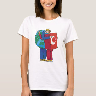 T-SHIRT MONDE ET TURQUIE HUG