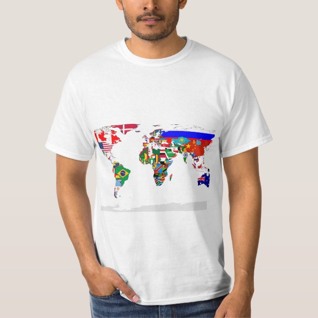 T-shirt Monde marqué (Devant)