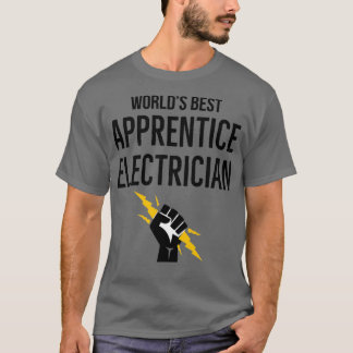 T-shirt Monde meilleur apprenti électricien