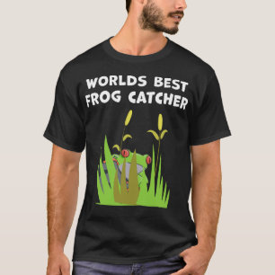T-shirt Monde Meilleur Capteur de grenouilles Lac-cadeau A