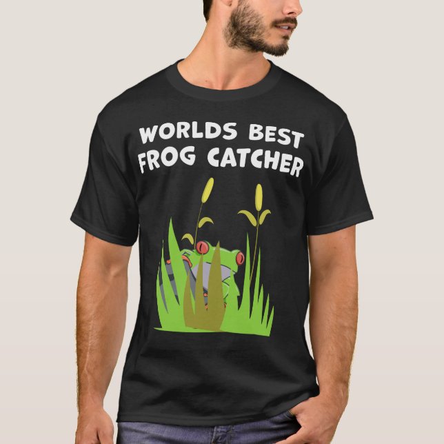 T-shirt Monde Meilleur Capteur de grenouilles Lac-cadeau A (Devant)