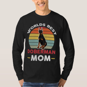 T-shirt Monde meilleur Doberman Maman Dobermans