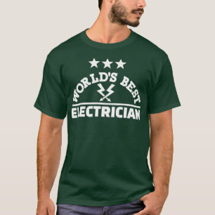 T-shirt Monde meilleur électricien