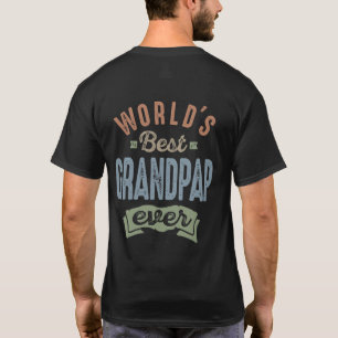 T-shirt Monde meilleur grand pap