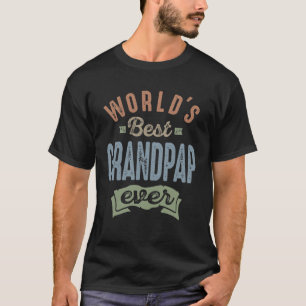 T-shirt Monde meilleur grand pap