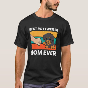 T-shirt Monde meilleur Rottie Maman meilleur Rottweiler Ma