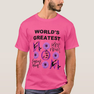 T-shirt Monde Meilleure maman