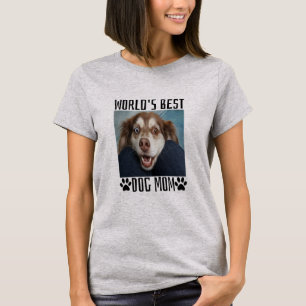 T-shirt Monde Meilleure maman de chien