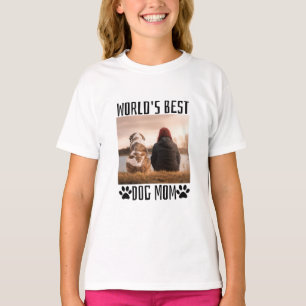 T-shirt Monde Meilleure maman de chien