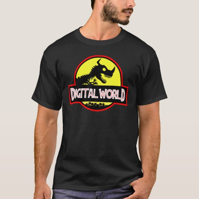 T-shirt Monde numérique (Devant)