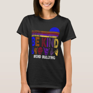 T-shirt Monde où l'on peut être n'importe quoi Signer Lang