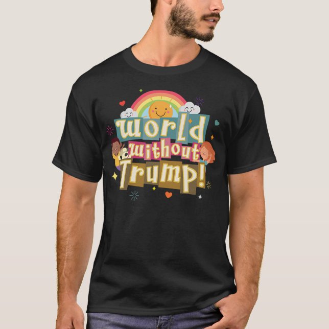 T-shirt Monde sans haine par Buck (Devant)