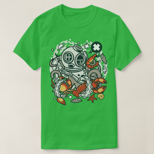 T-shirt Monde sous-marin (Design devant)