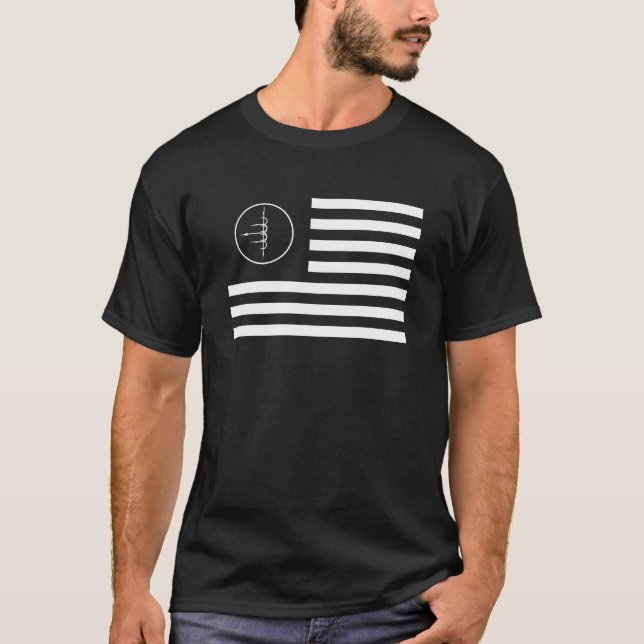 T-shirt Monde tout neuf - Impression blanche (Devant)