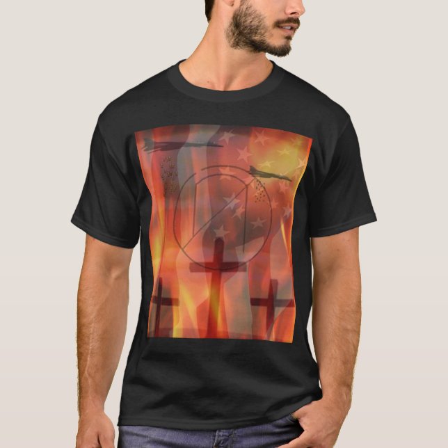 T-shirt Monde une flamme (Devant)