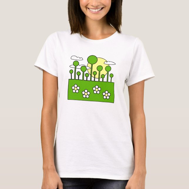 T-shirt Monde vert (Devant)