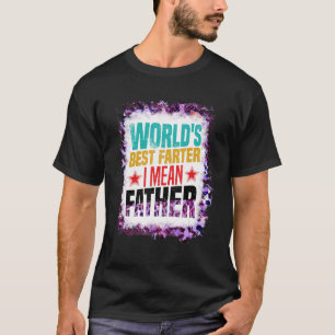 T-shirt Mondes Bleus Meilleur Plus Loin Je Veux Dire Père