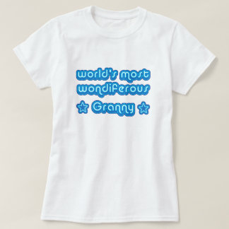 T-shirt Mondes la plupart de mamie de Wondiferous