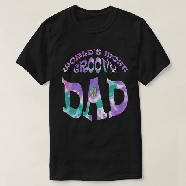 T-shirt Mondes les plus Super Papa Pastel (Design devant)