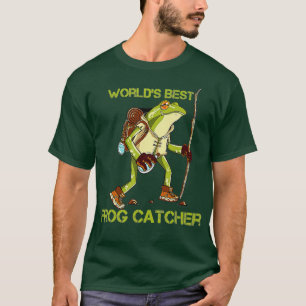 T-shirt Mondes Meilleur Capteur de grenouille Chasseur de 