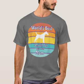 T-shirt Mondes Meilleur Faisant Pour Terrier Maman