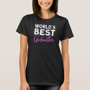 T-shirt Mondes Meilleur Godmère brevet Aunts Fière Godmoth