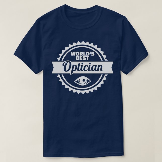 T-shirt Mondes meilleur opticien 1 (Design devant)