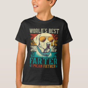 T-shirt Mondes Meilleur Plus Loin Je Veux Dire Père Meille